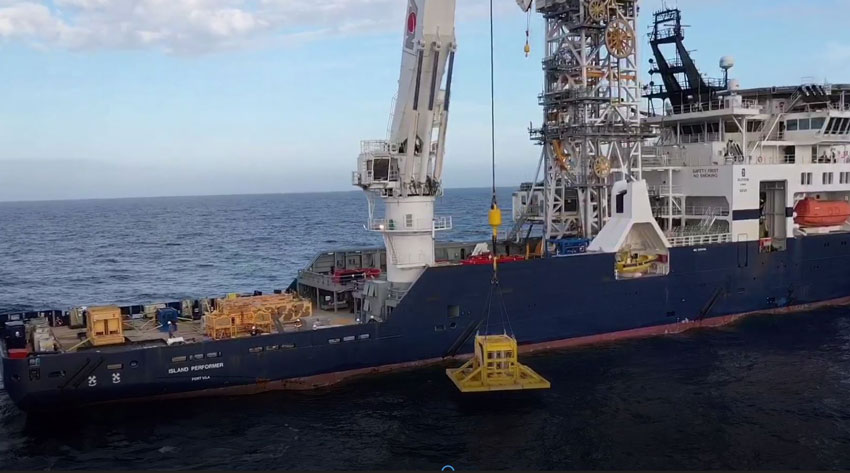 Subsea Tooling Deployment from the M/V Island Performer